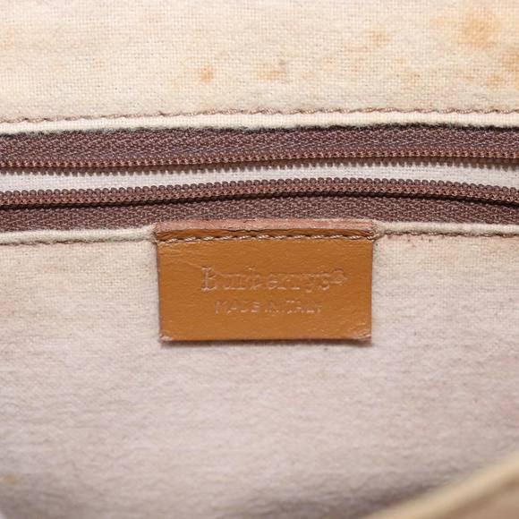 Burberrys Nova Check Hand Bag Canvas 2way Brown Auth yk11790 - Picture 9 of 16